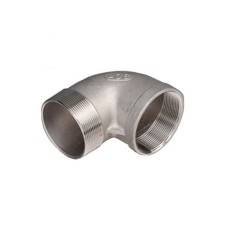 Отвод нержавеющий резьбовой НР-ВР Ру 16 AISI 304 6 мм 1/8"