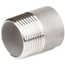 Резьба стальная оцинкованная НР-сварка КАЗ 40х40 мм 1 1/2" ГОСТ 6357-81, ГОСТ 3262-75