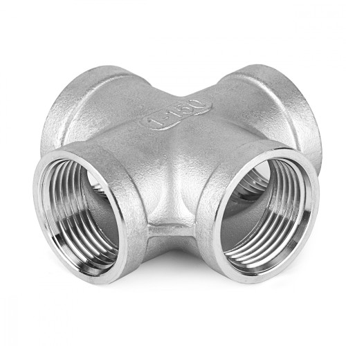 Крест чугунный оцинкованный ВР (ВН) 15 мм 1/2" ГОСТ 8951-75