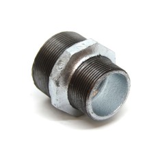 Ниппель чугунный переходной оцинкованный НР Fittex PLUS 32 мм 1 1/4" ГОСТ 8958-75