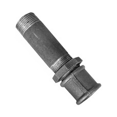 Сгон в сборе со стальной муфтой и контргайкой Ду 40 (1 1/2")