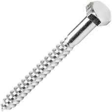 Саморез стальной оцинкованный с шестигранной головкой М8х70 DIN 571 (упак 100 шт)