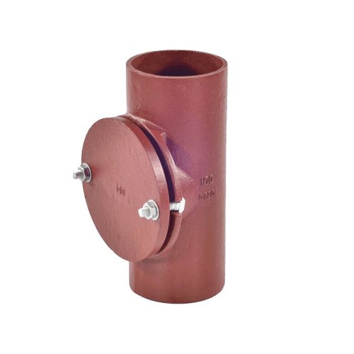 Ревизия чугунная SML Ду-100 с круглой крышкой безраструбная Китай в Челябинске