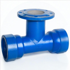 Тройник раструб-фланец ТРФ ВЧШГ с ЦПП Ду 600-100