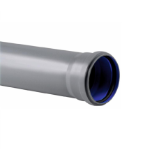 Труба полипропиленовая PP-MD безапорная светло-серая с раструбом канализационная Ostendorf 90х4,5 мм 0,25 м ТУ 2248-001­66151982-2010