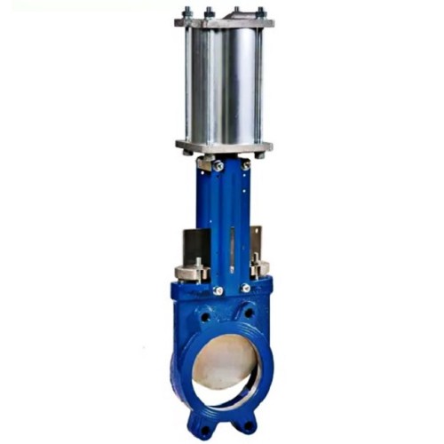 Задвижка шиберная двусторонняя с невыдвижным штоком Ду-100 Ру-16 с пневмоприводом (Т<110°С) Benarmo в Челябинске