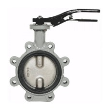 Затвор ручной с чугунным диском и рукояткой межфланцевый 1,6 МПа EPDM R59FL GG25 Giacomini 50 мм