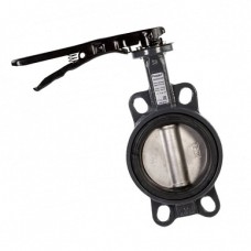 Затвор ручной с нержавеющий диском и рукояткой межфланцевый 1,6 МПа EPDM EURO Benarmo 32 мм