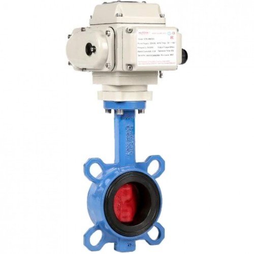 Затвор с чугунным диском и электроприводом межфланцевый 1,6 МПа EPDM Benarmo 100 мм в Челябинске